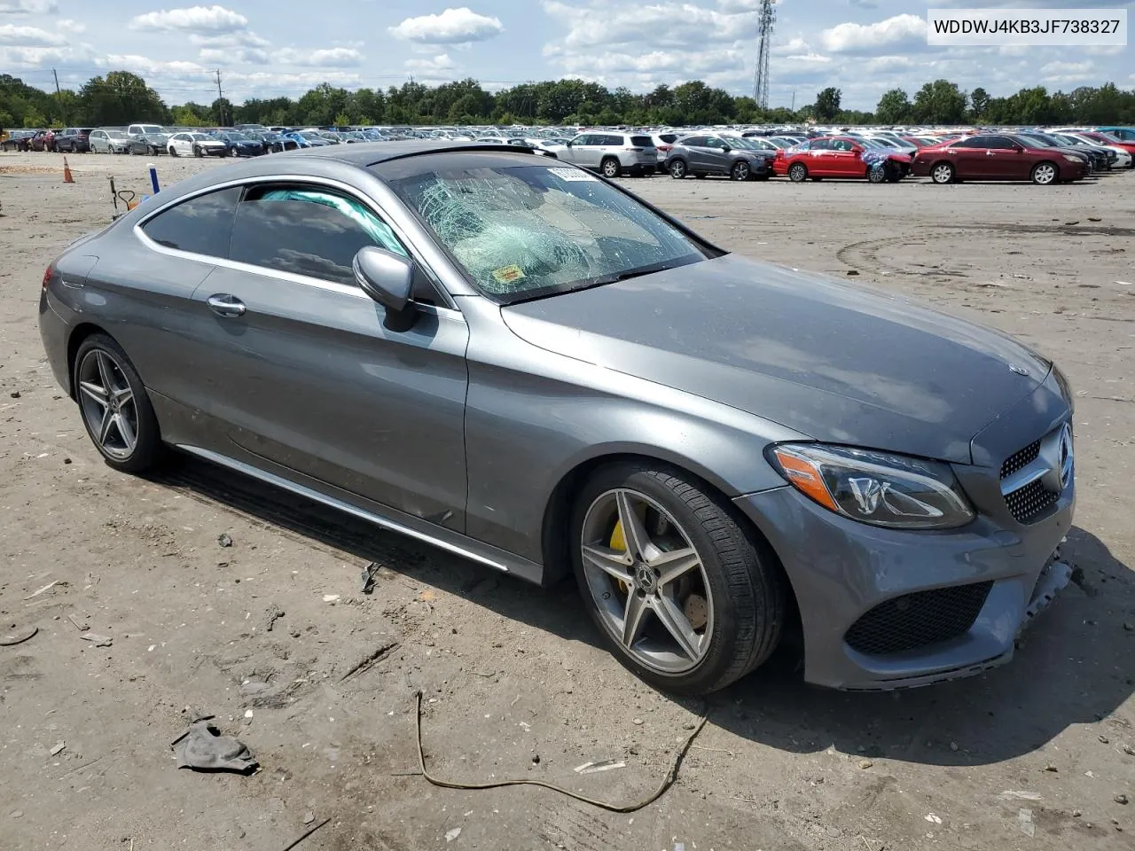 2018 Mercedes-Benz C 300 4Matic VIN: WDDWJ4KB3JF738327 Lot: 67203604