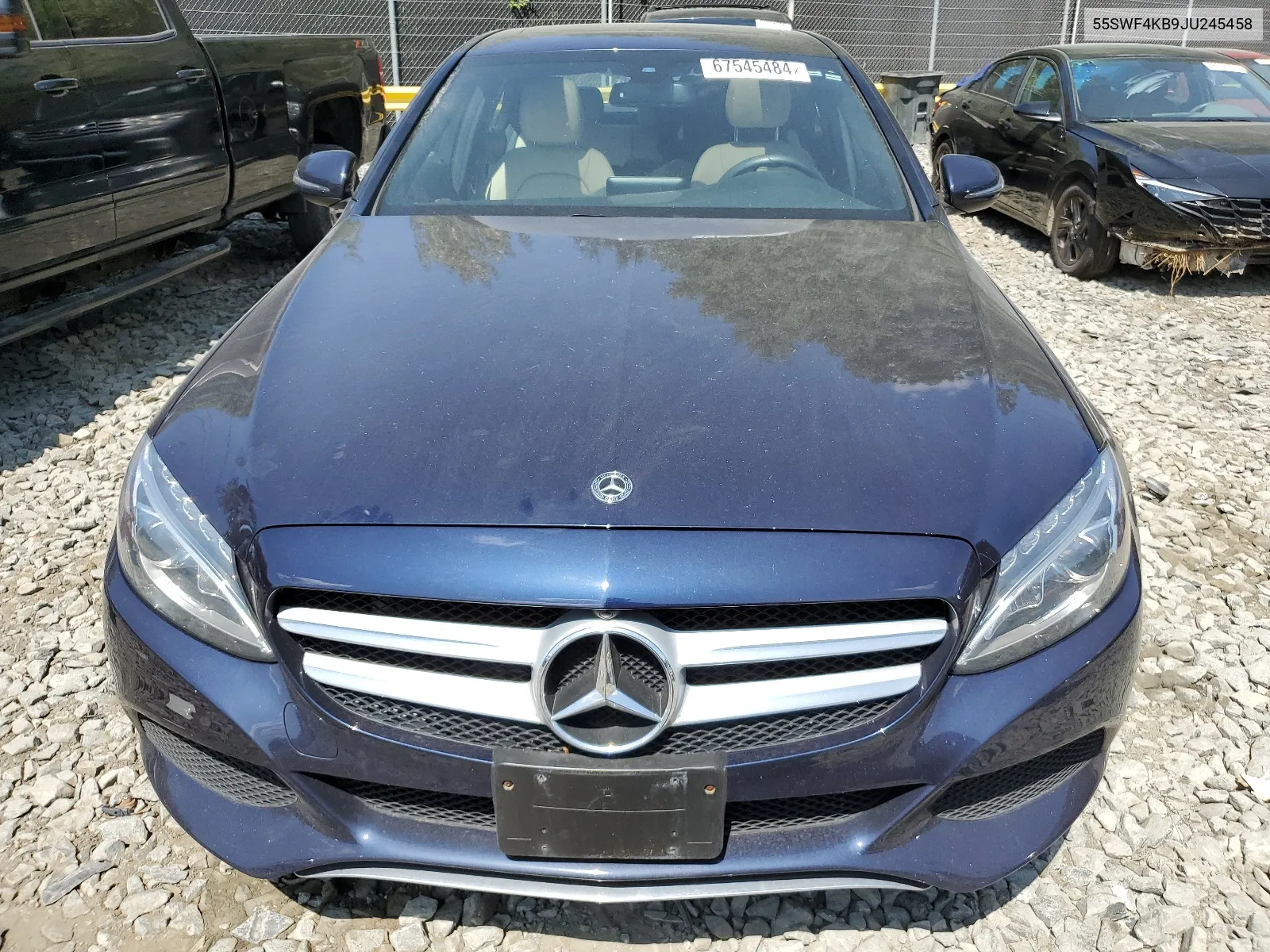 2018 Mercedes-Benz C 300 4Matic VIN: 55SWF4KB9JU245458 Lot: 67545484