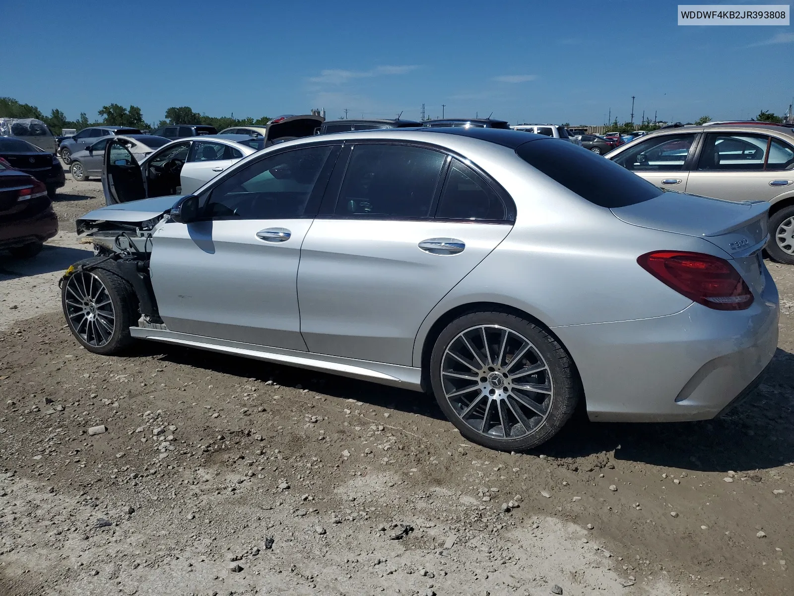 2018 Mercedes-Benz C 300 4Matic VIN: WDDWF4KB2JR393808 Lot: 67651864