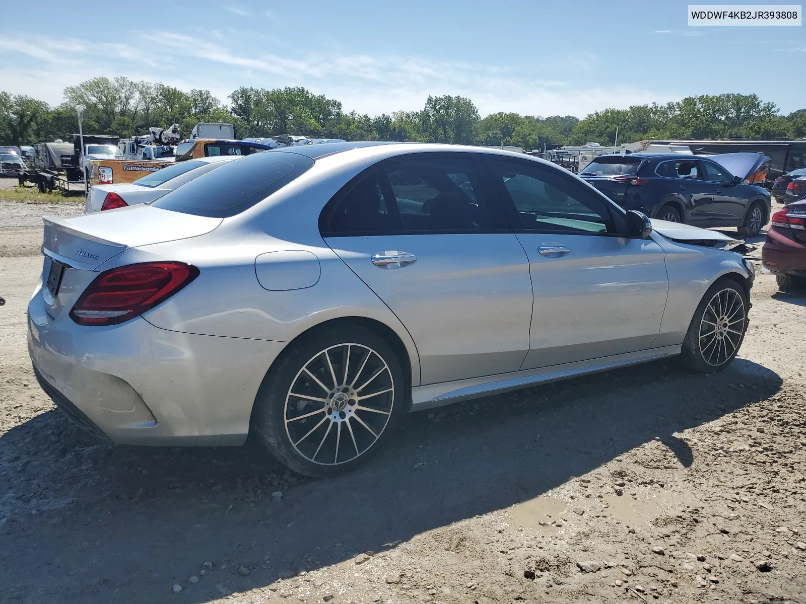 2018 Mercedes-Benz C 300 4Matic VIN: WDDWF4KB2JR393808 Lot: 67651864