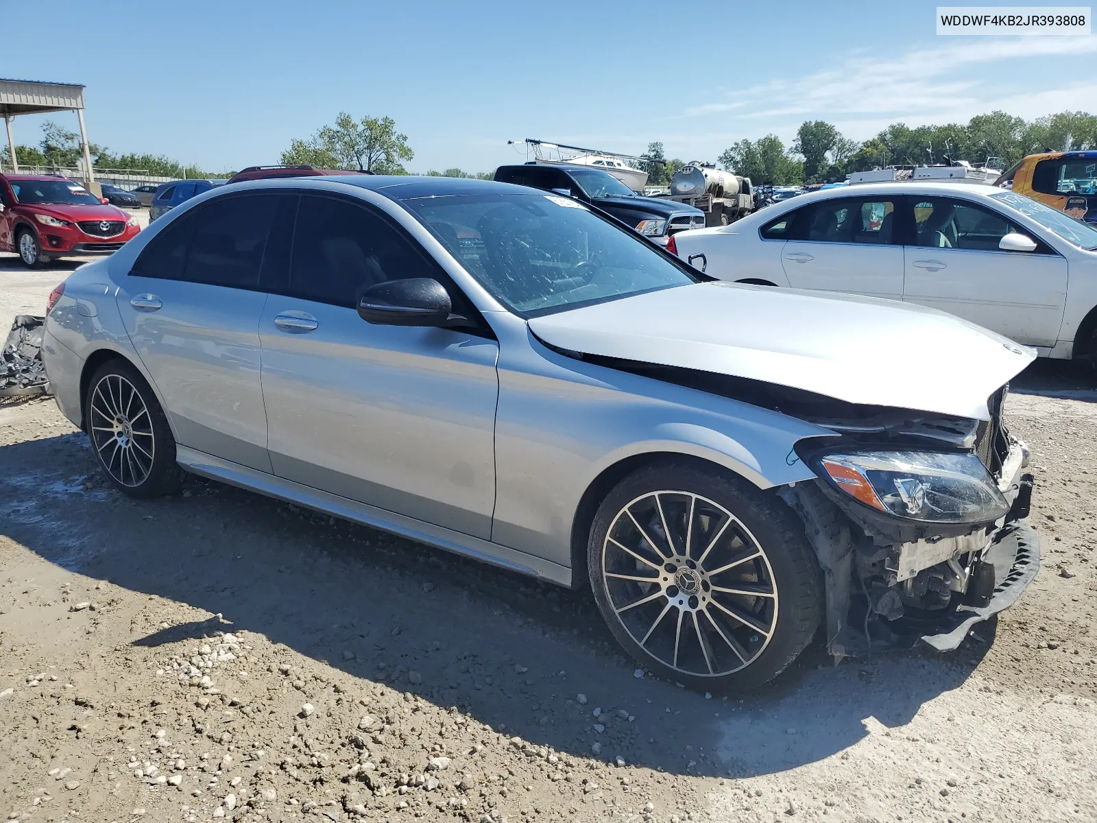 2018 Mercedes-Benz C 300 4Matic VIN: WDDWF4KB2JR393808 Lot: 67651864