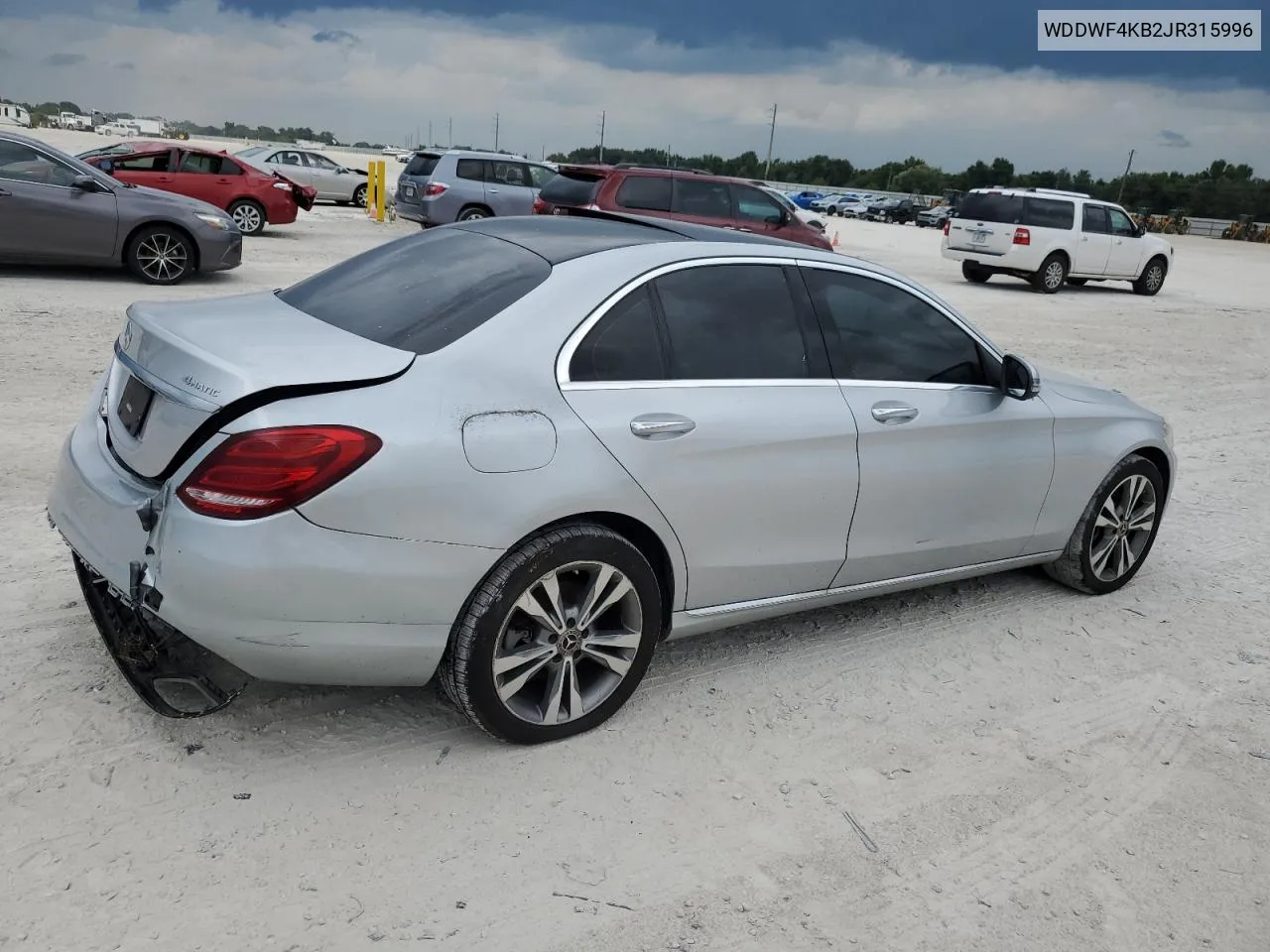 2018 Mercedes-Benz C 300 4Matic VIN: WDDWF4KB2JR315996 Lot: 67657494