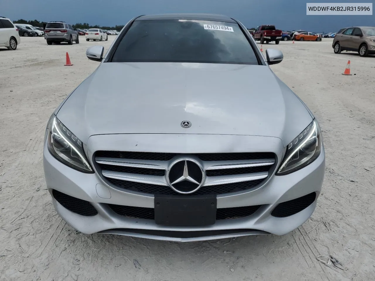 2018 Mercedes-Benz C 300 4Matic VIN: WDDWF4KB2JR315996 Lot: 67657494