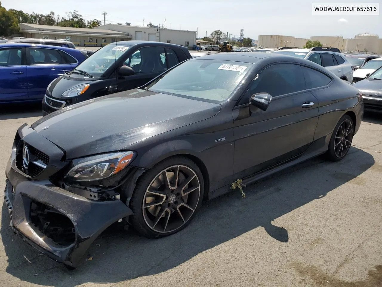 2018 Mercedes-Benz C 43 4Matic Amg VIN: WDDWJ6EB0JF657616 Lot: 67781584