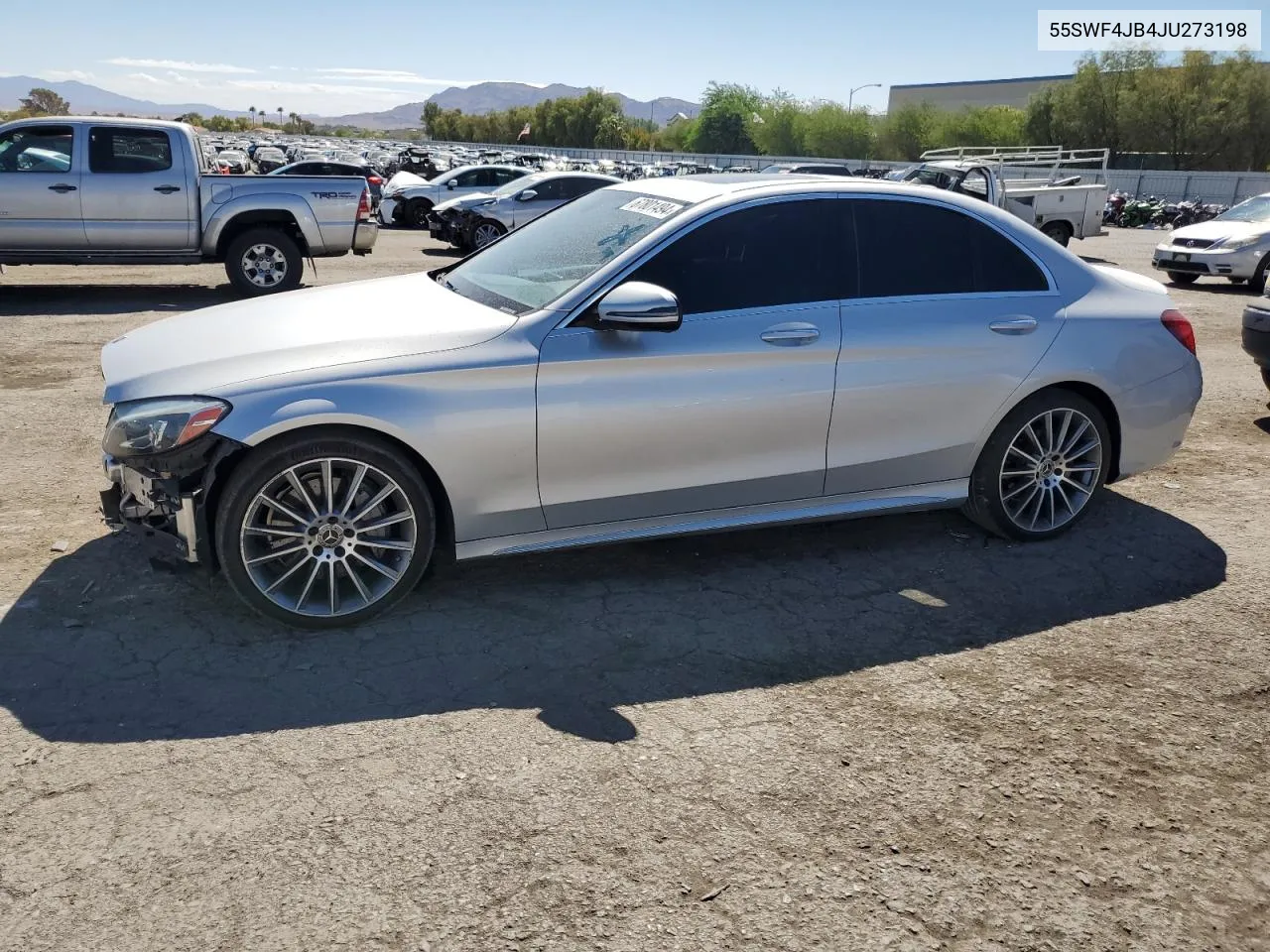 2018 Mercedes-Benz C 300 VIN: 55SWF4JB4JU273198 Lot: 67801494