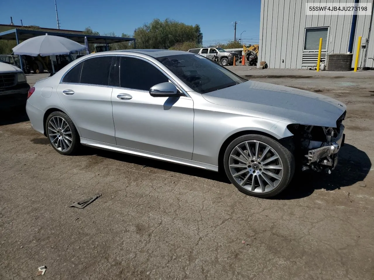 2018 Mercedes-Benz C 300 VIN: 55SWF4JB4JU273198 Lot: 67801494