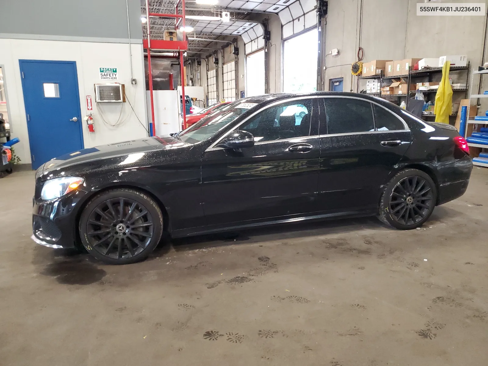 2018 Mercedes-Benz C 300 4Matic VIN: 55SWF4KB1JU236401 Lot: 67882824