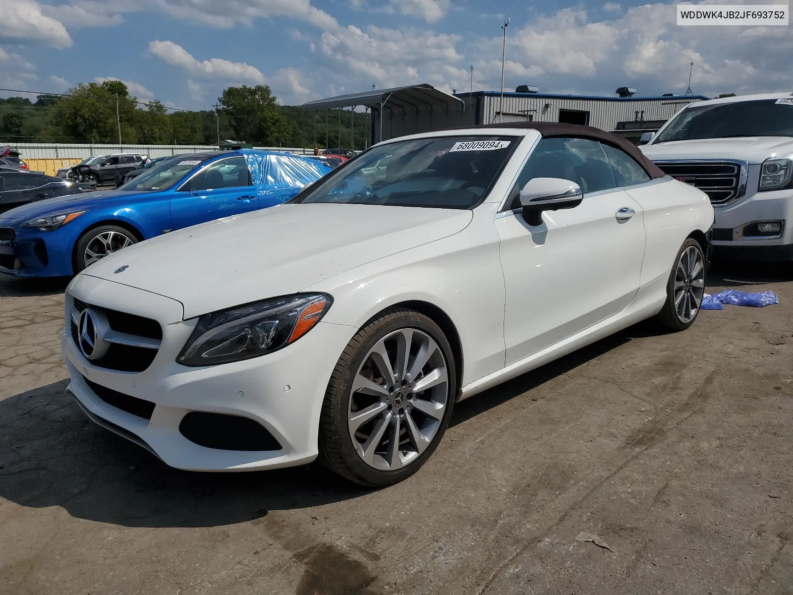 2018 Mercedes-Benz C 300 VIN: WDDWK4JB2JF693752 Lot: 68009094