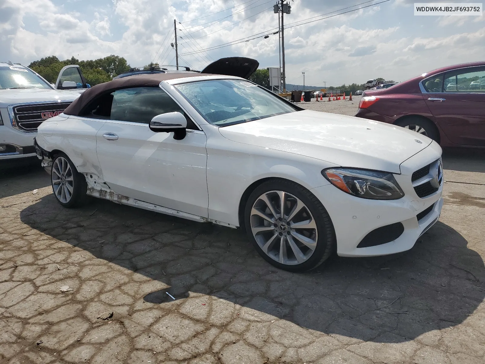 2018 Mercedes-Benz C 300 VIN: WDDWK4JB2JF693752 Lot: 68009094