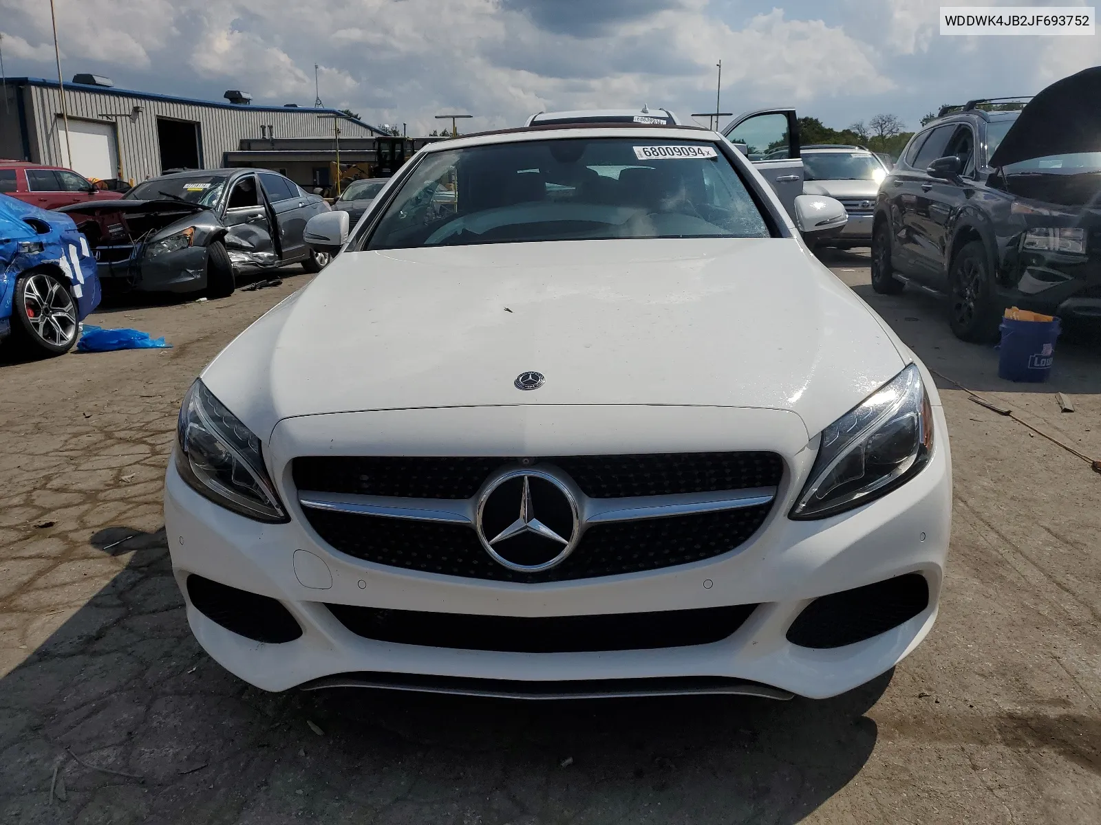 2018 Mercedes-Benz C 300 VIN: WDDWK4JB2JF693752 Lot: 68009094