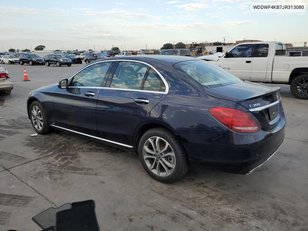 2018 Mercedes-Benz C 300 4Matic VIN: WDDWF4KB7JR313080 Lot: 68168704