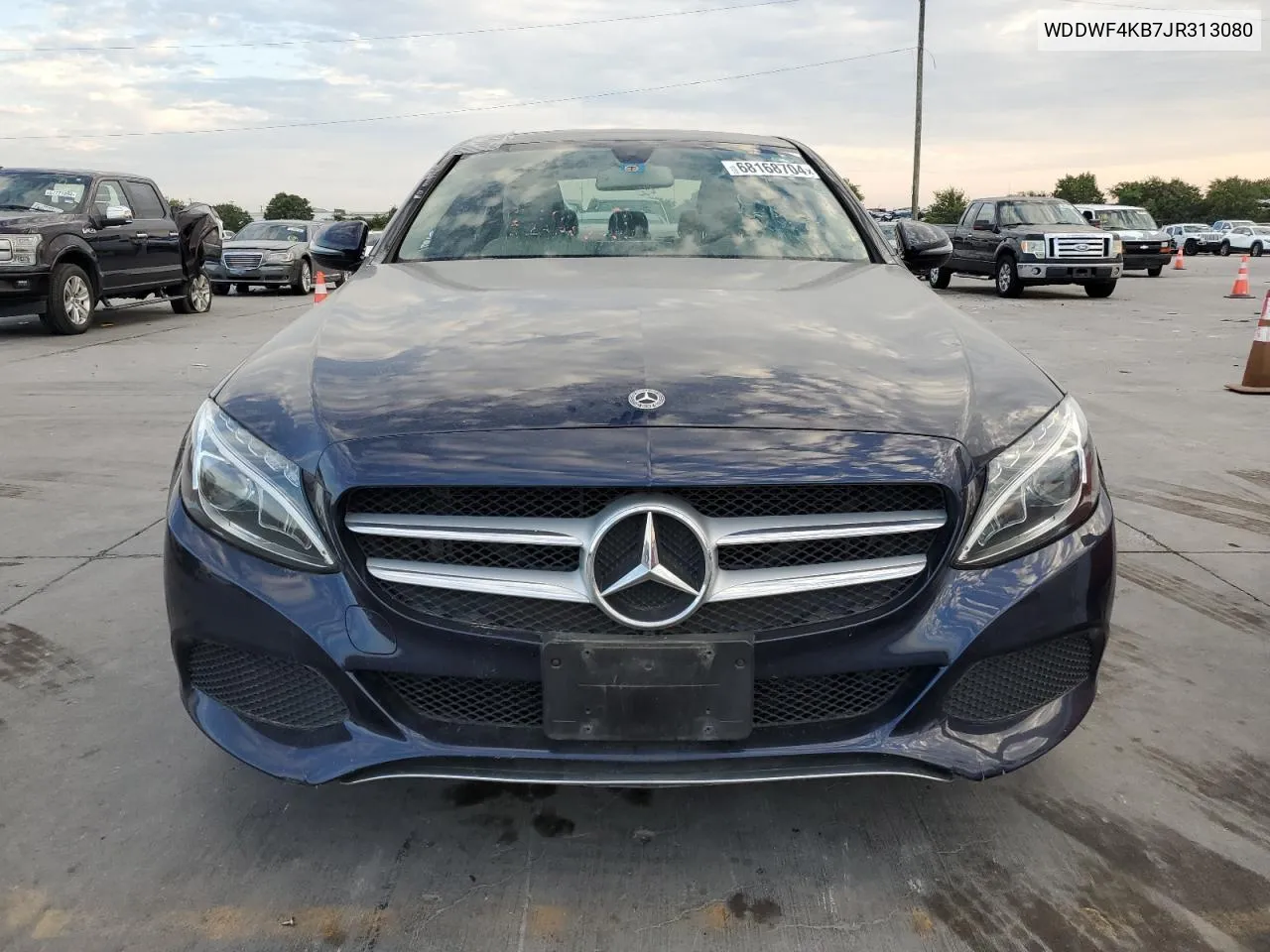 2018 Mercedes-Benz C 300 4Matic VIN: WDDWF4KB7JR313080 Lot: 68168704