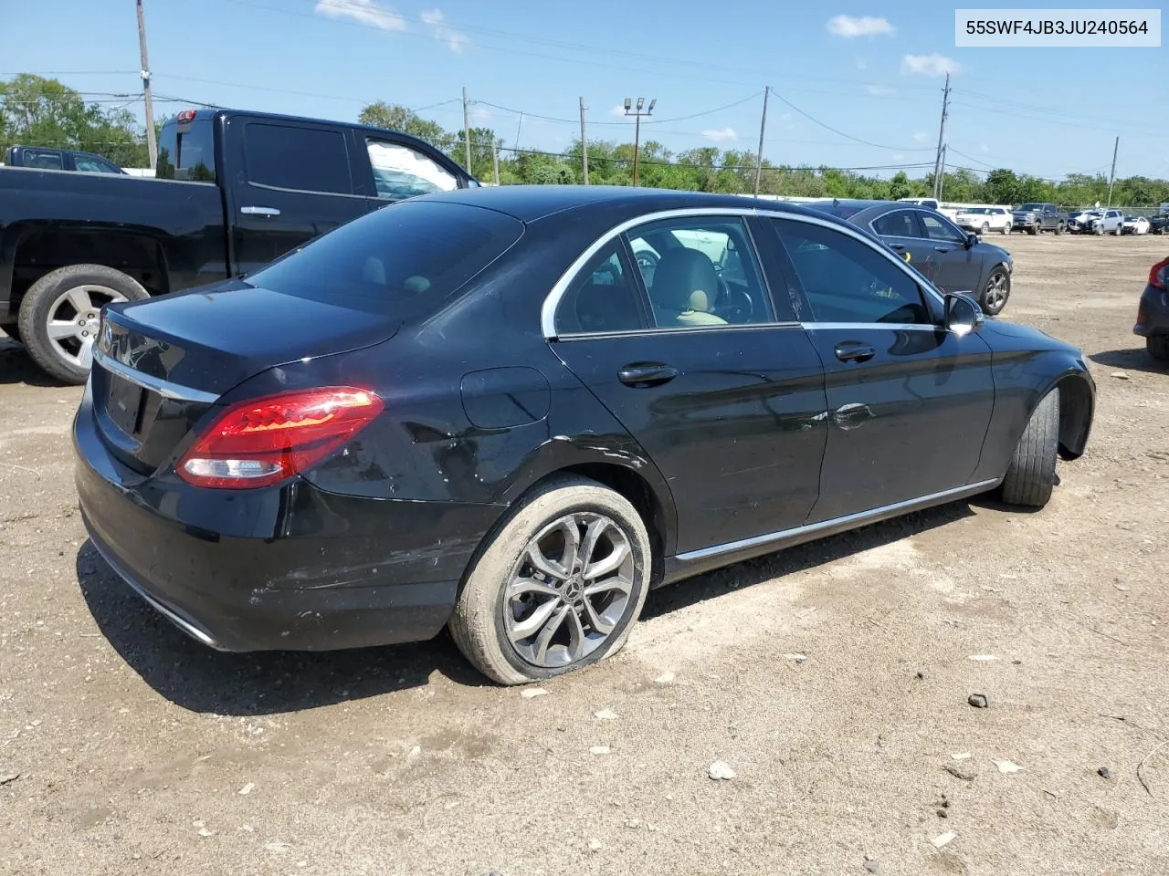 2018 Mercedes-Benz C 300 VIN: 55SWF4JB3JU240564 Lot: 68357384