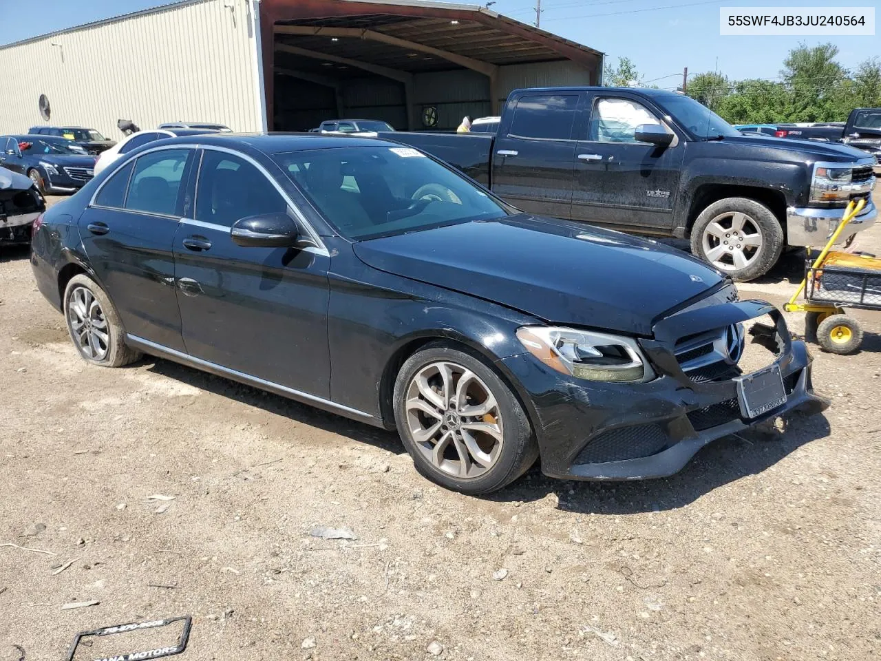 2018 Mercedes-Benz C 300 VIN: 55SWF4JB3JU240564 Lot: 68357384