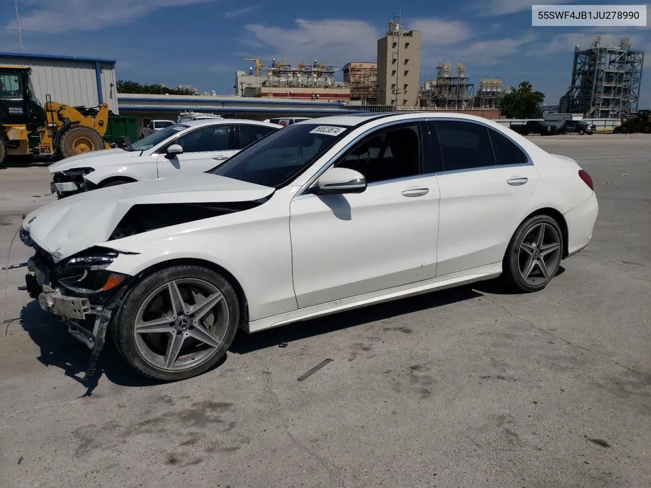 2018 Mercedes-Benz C 300 VIN: 55SWF4JB1JU278990 Lot: 68523874