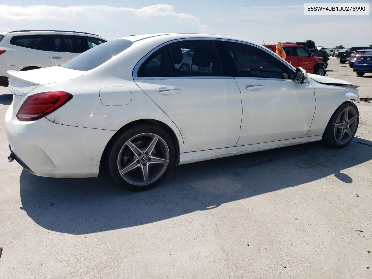 2018 Mercedes-Benz C 300 VIN: 55SWF4JB1JU278990 Lot: 68523874