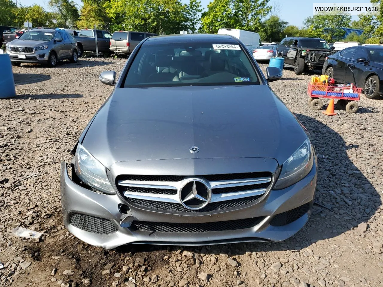 2018 Mercedes-Benz C 300 4Matic VIN: WDDWF4KB8JR311628 Lot: 68893544