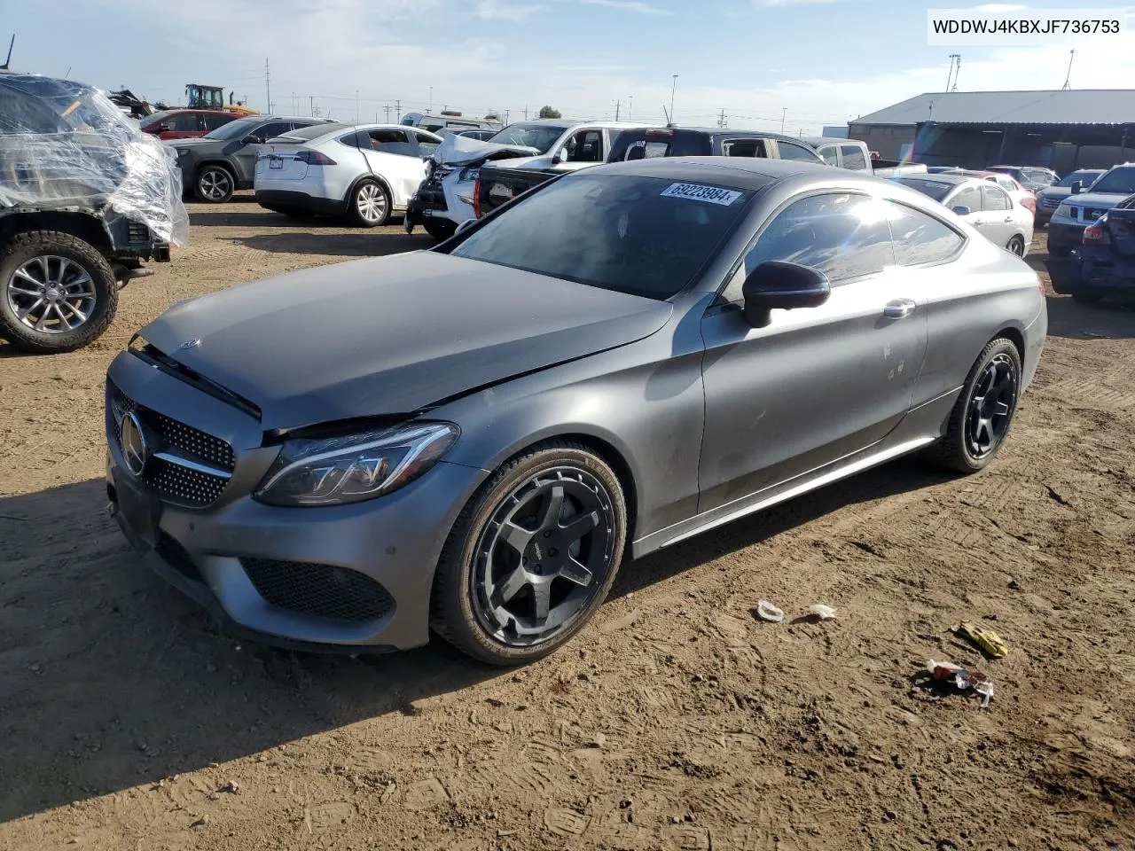 2018 Mercedes-Benz C 300 4Matic VIN: WDDWJ4KBXJF736753 Lot: 69223984