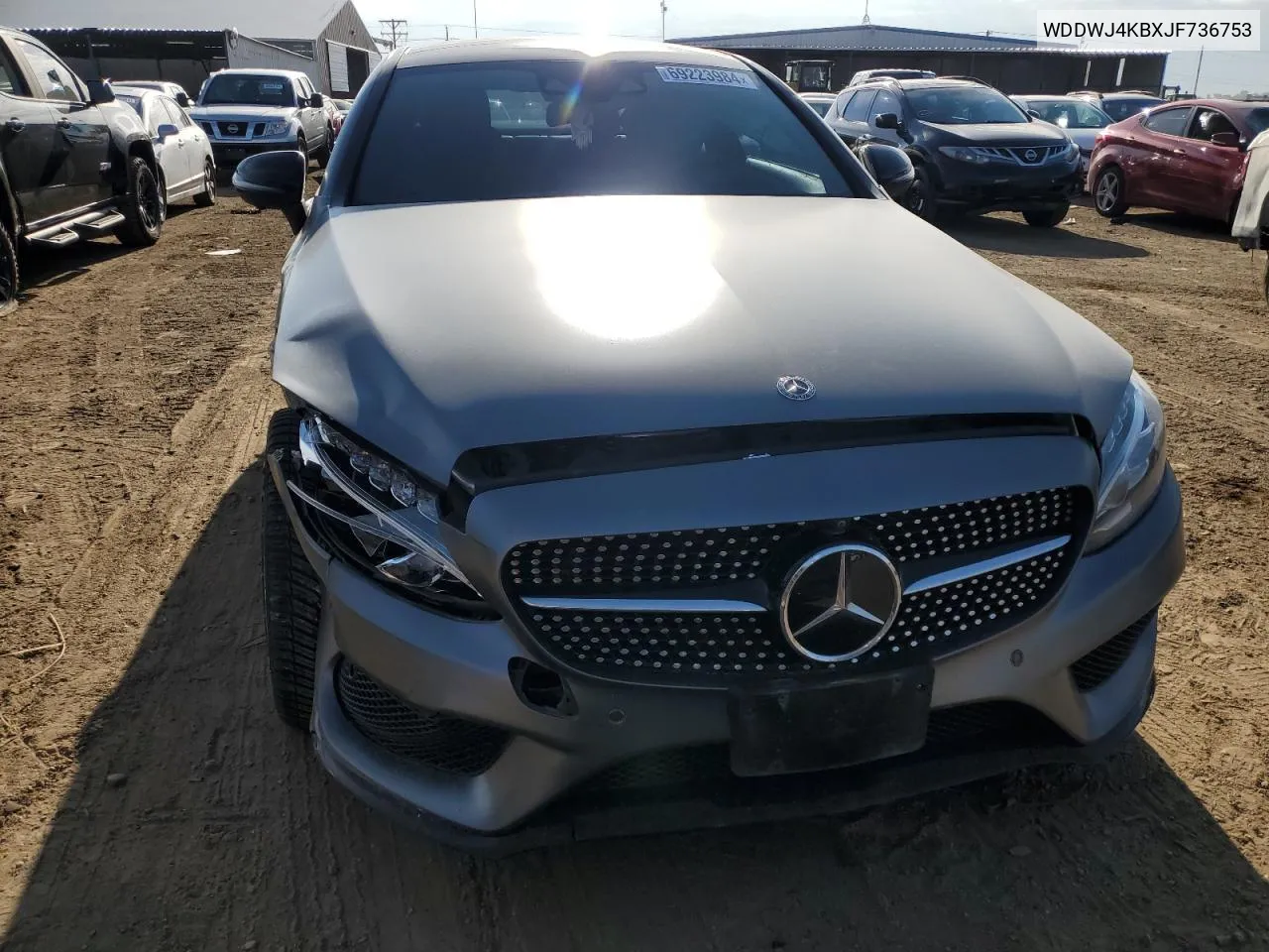 2018 Mercedes-Benz C 300 4Matic VIN: WDDWJ4KBXJF736753 Lot: 69223984