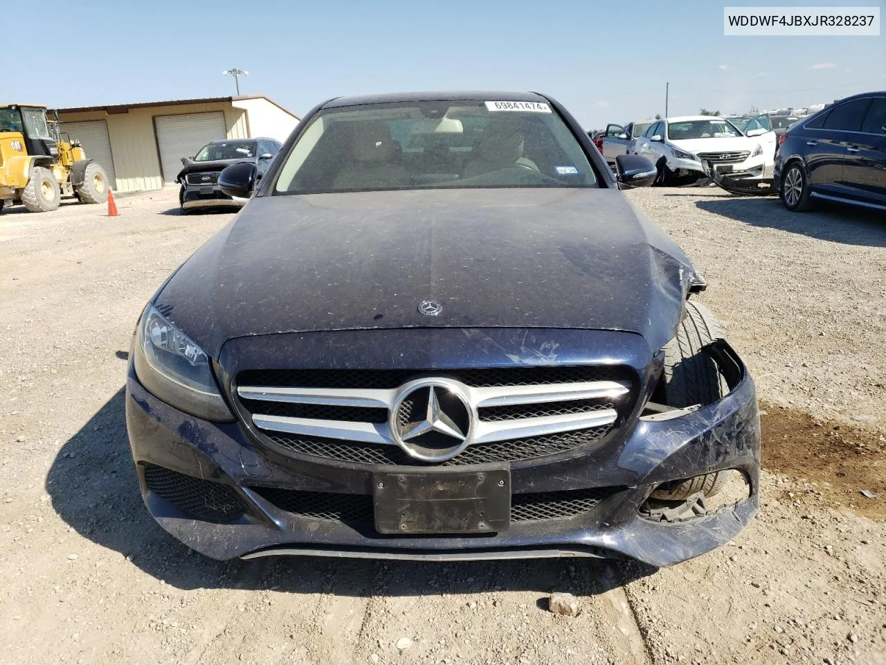 2018 Mercedes-Benz C 300 VIN: WDDWF4JBXJR328237 Lot: 69841474