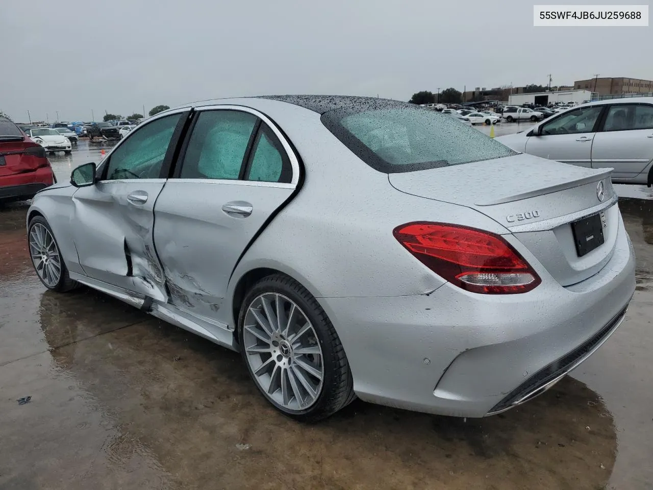 2018 Mercedes-Benz C 300 VIN: 55SWF4JB6JU259688 Lot: 69935474