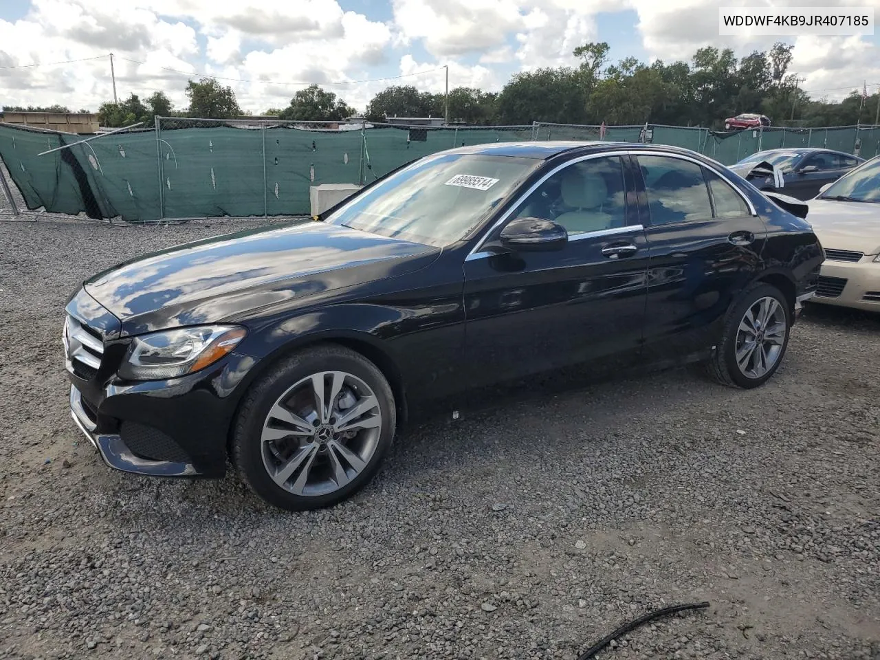 2018 Mercedes-Benz C 300 4Matic VIN: WDDWF4KB9JR407185 Lot: 69985514