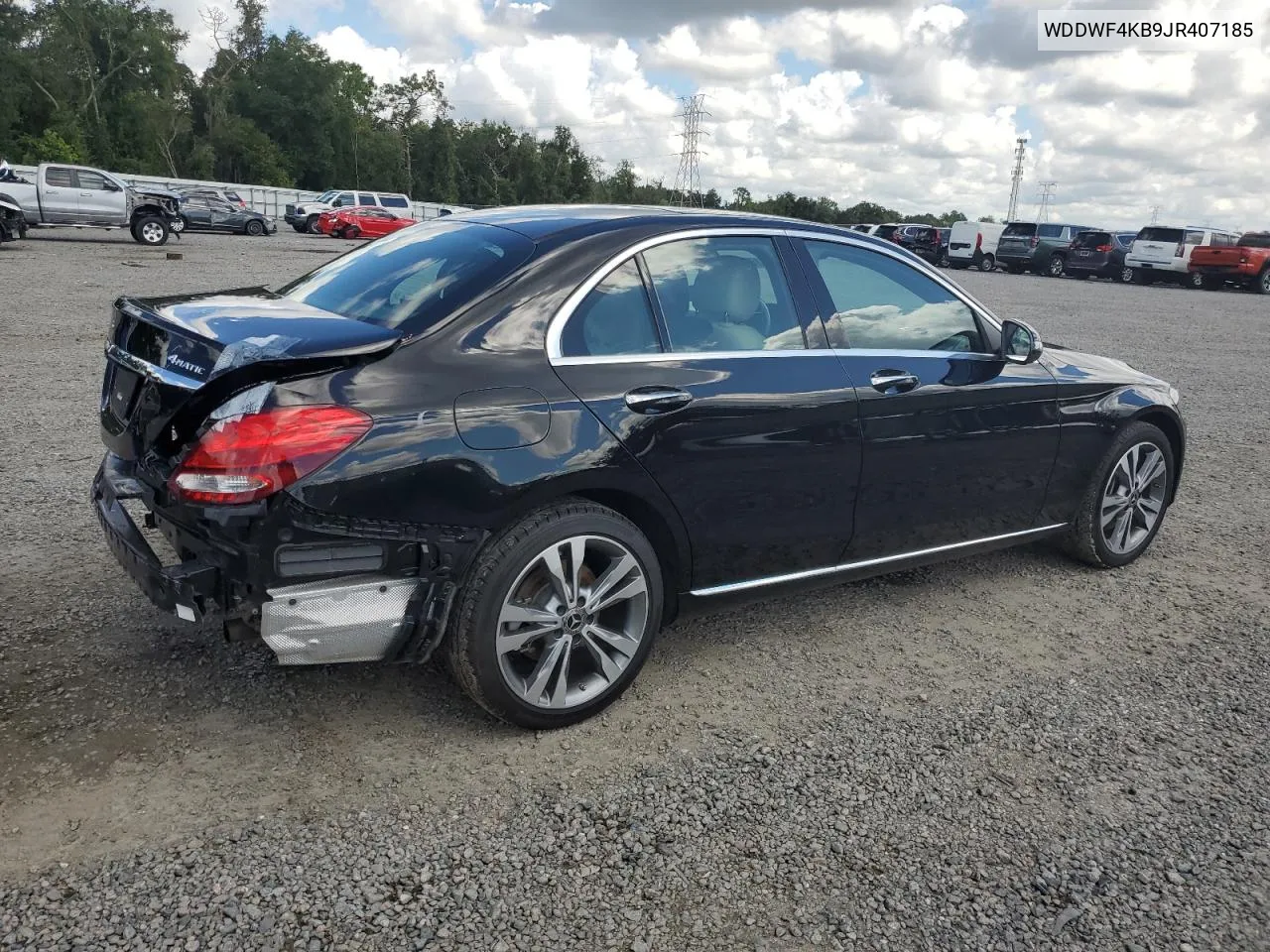 2018 Mercedes-Benz C 300 4Matic VIN: WDDWF4KB9JR407185 Lot: 69985514