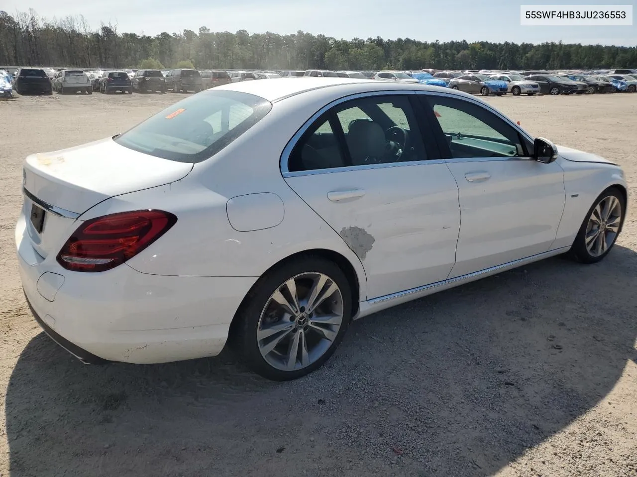 2018 Mercedes-Benz C 350E VIN: 55SWF4HB3JU236553 Lot: 70281554