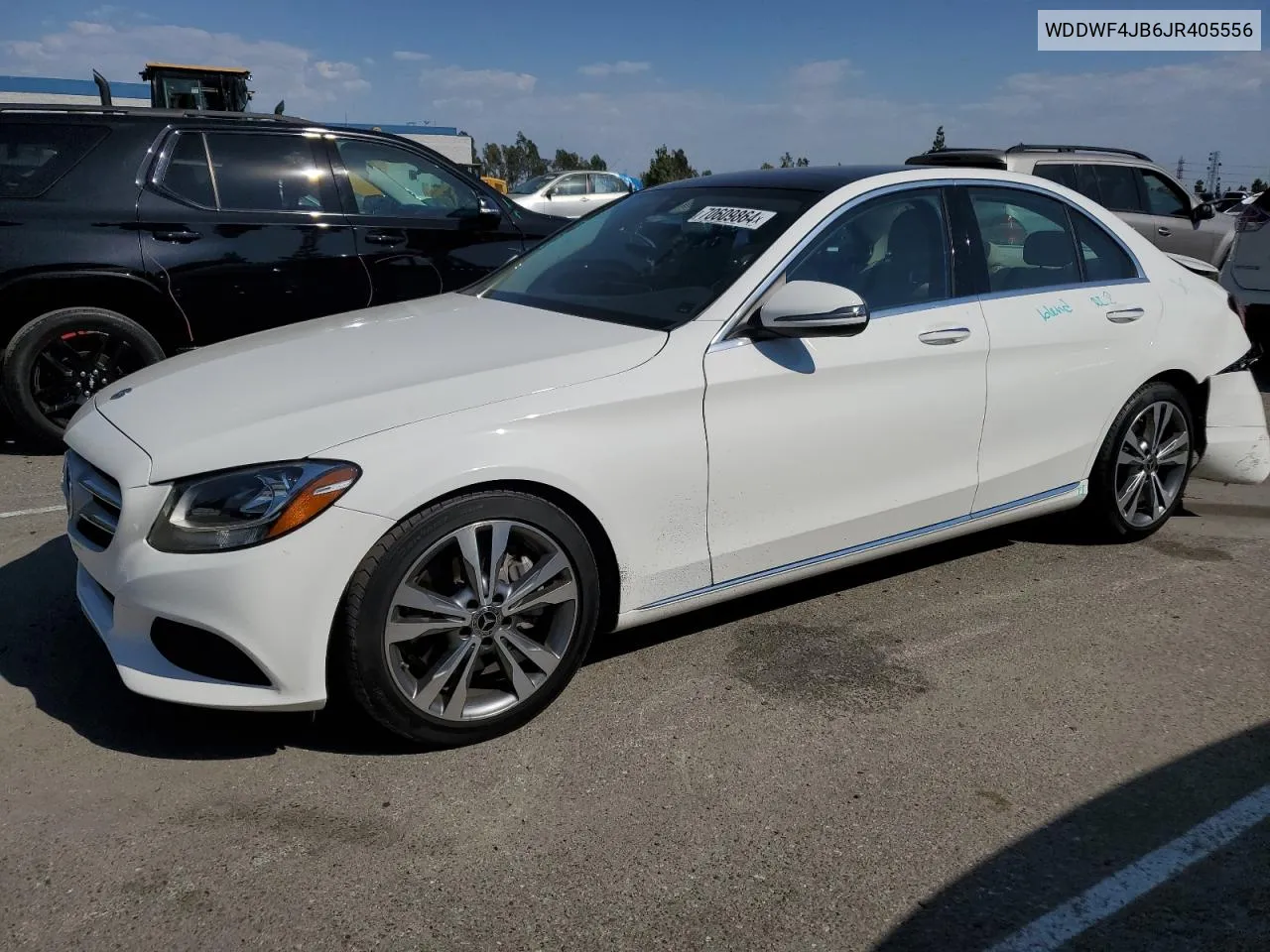 2018 Mercedes-Benz C 300 VIN: WDDWF4JB6JR405556 Lot: 70609864