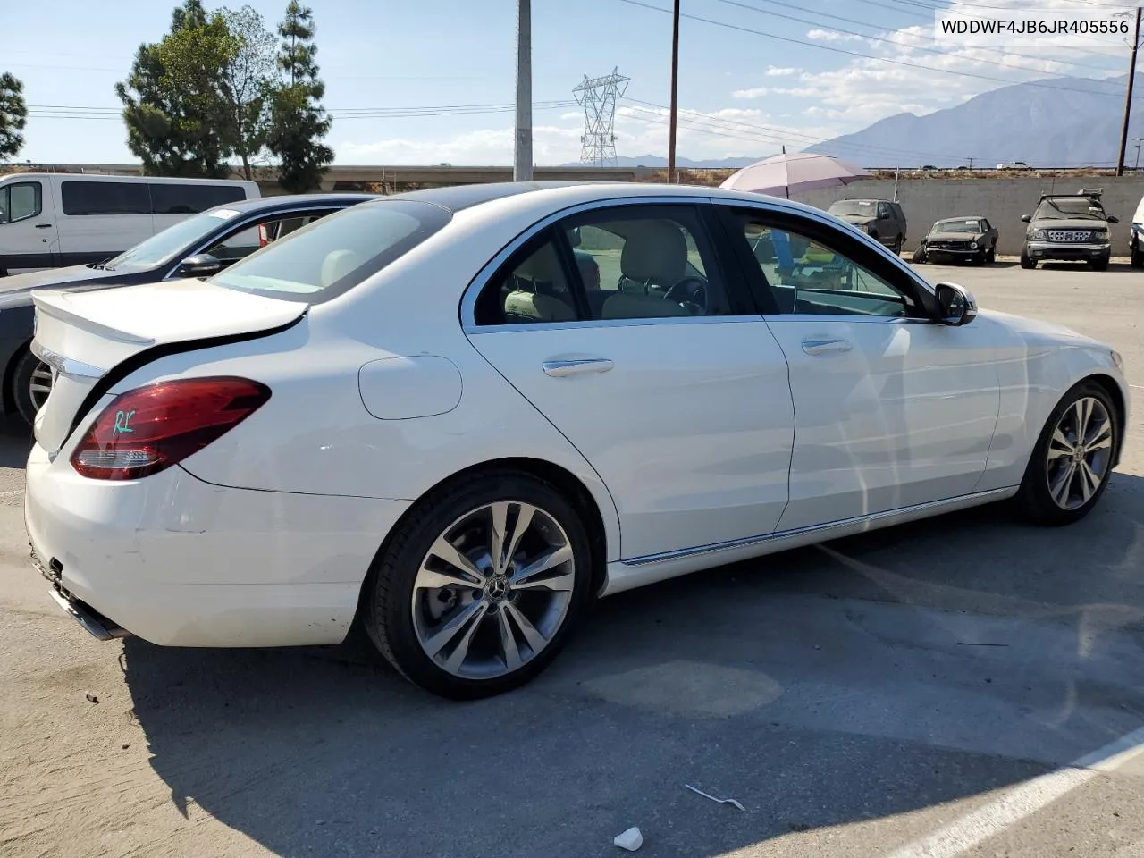 2018 Mercedes-Benz C 300 VIN: WDDWF4JB6JR405556 Lot: 70609864