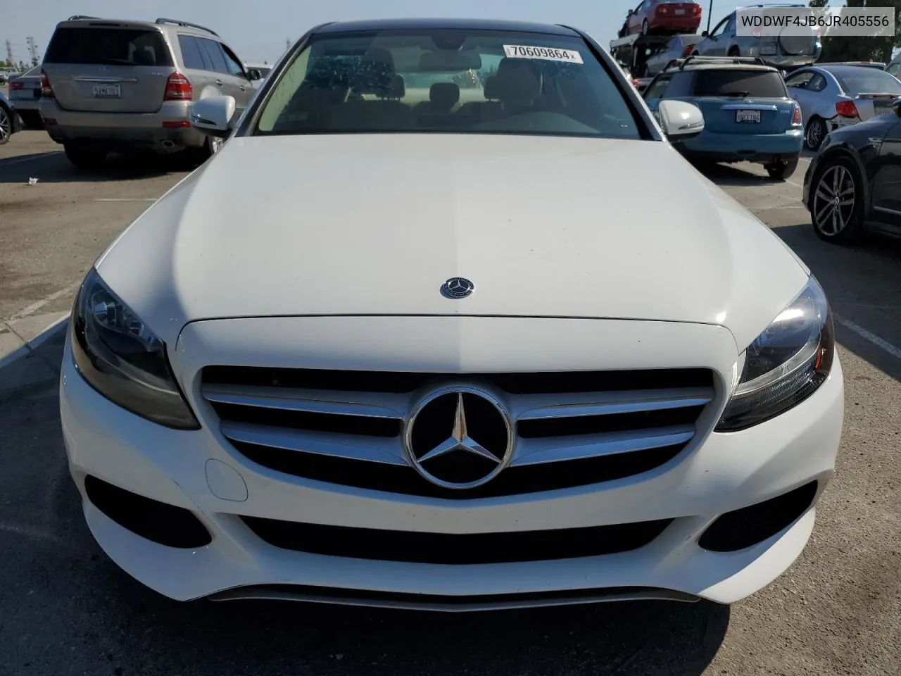 2018 Mercedes-Benz C 300 VIN: WDDWF4JB6JR405556 Lot: 70609864