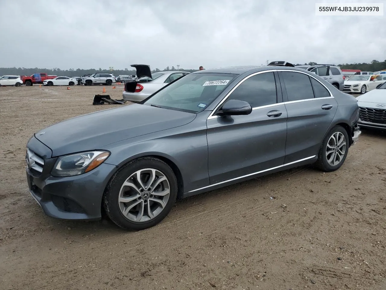 2018 Mercedes-Benz C 300 VIN: 55SWF4JB3JU239978 Lot: 70672264