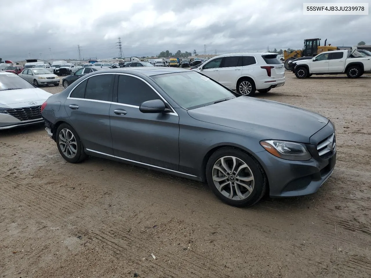 2018 Mercedes-Benz C 300 VIN: 55SWF4JB3JU239978 Lot: 70672264