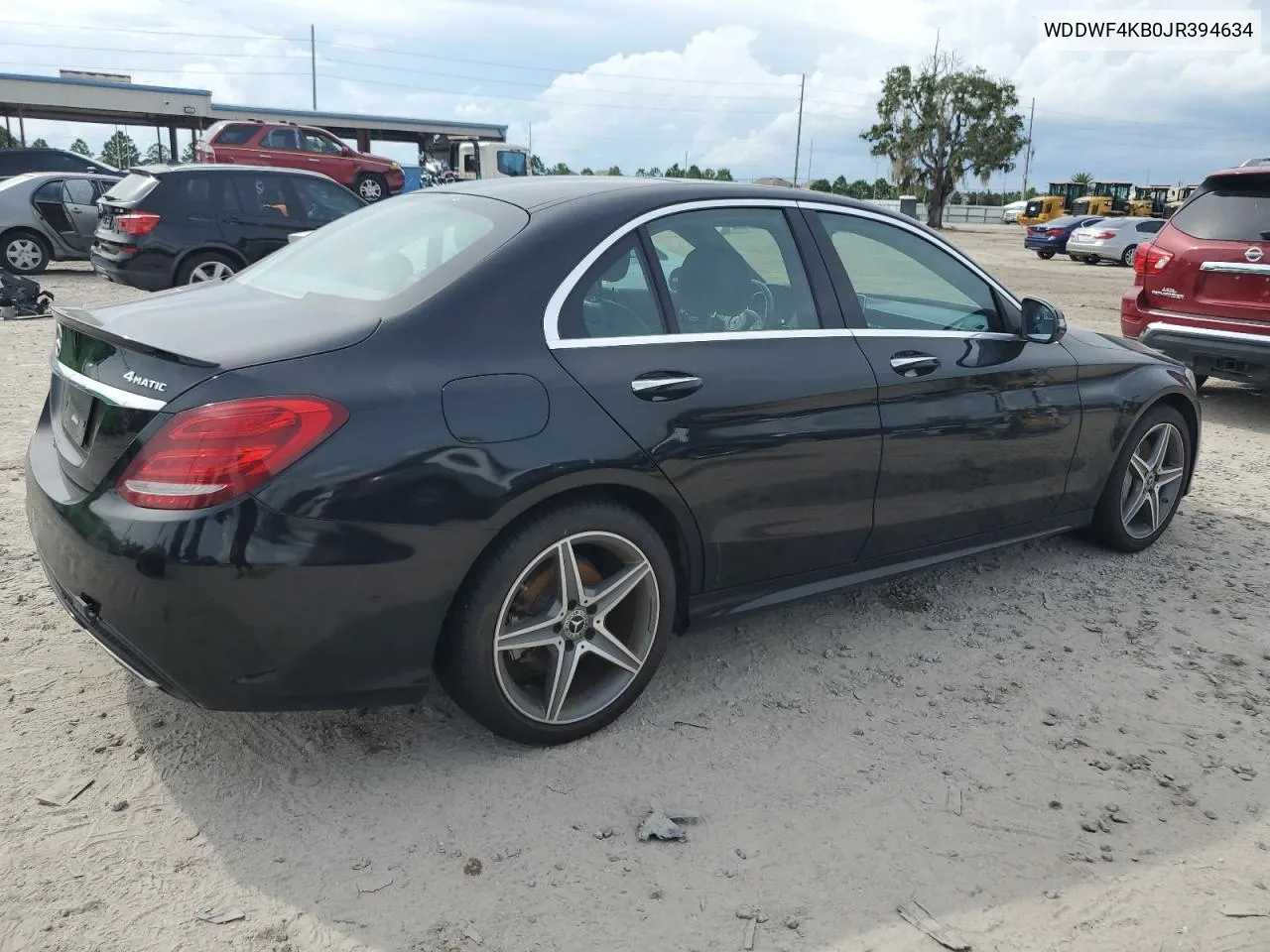 2018 Mercedes-Benz C 300 4Matic VIN: WDDWF4KB0JR394634 Lot: 71354174