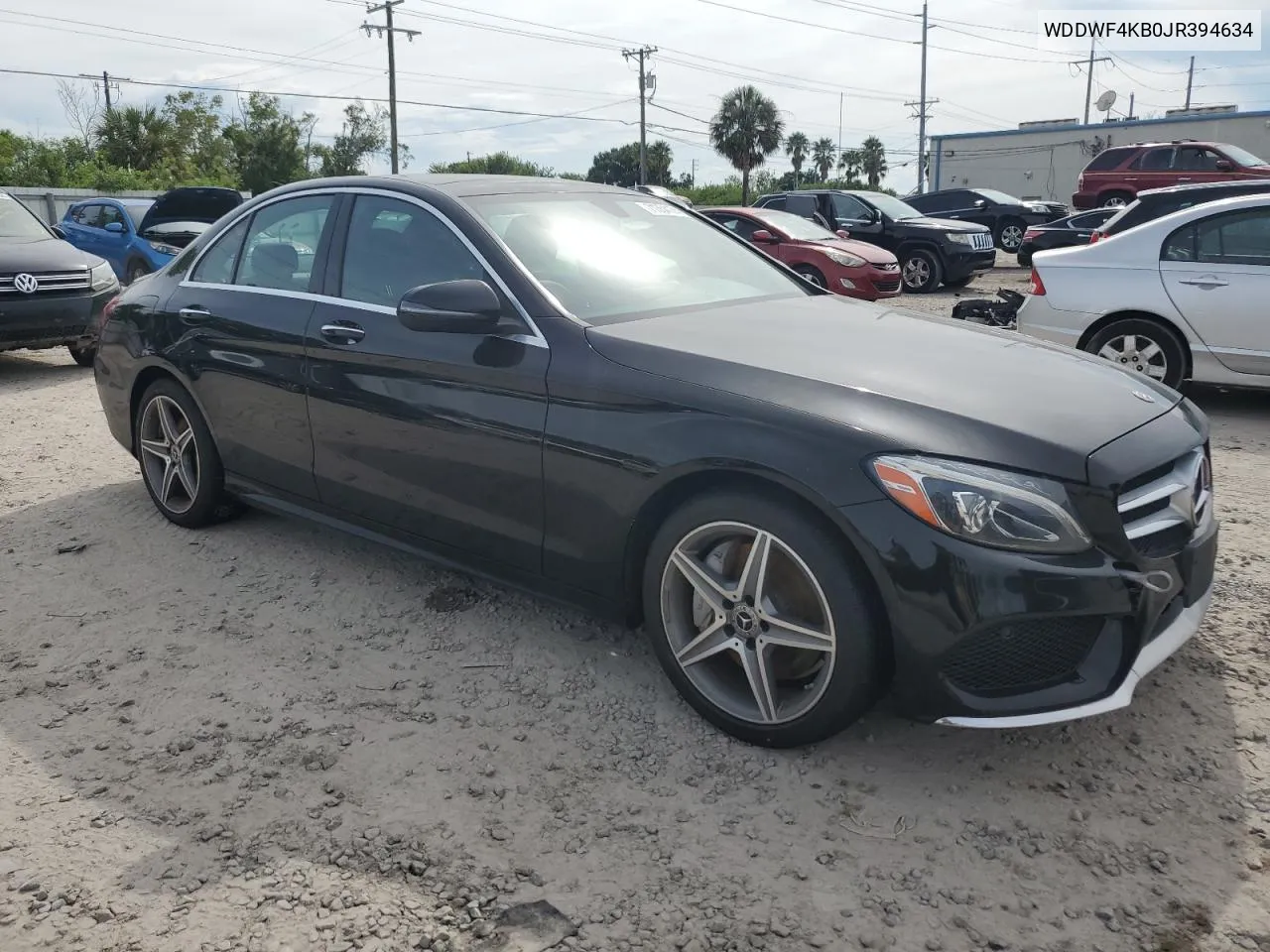 2018 Mercedes-Benz C 300 4Matic VIN: WDDWF4KB0JR394634 Lot: 71354174