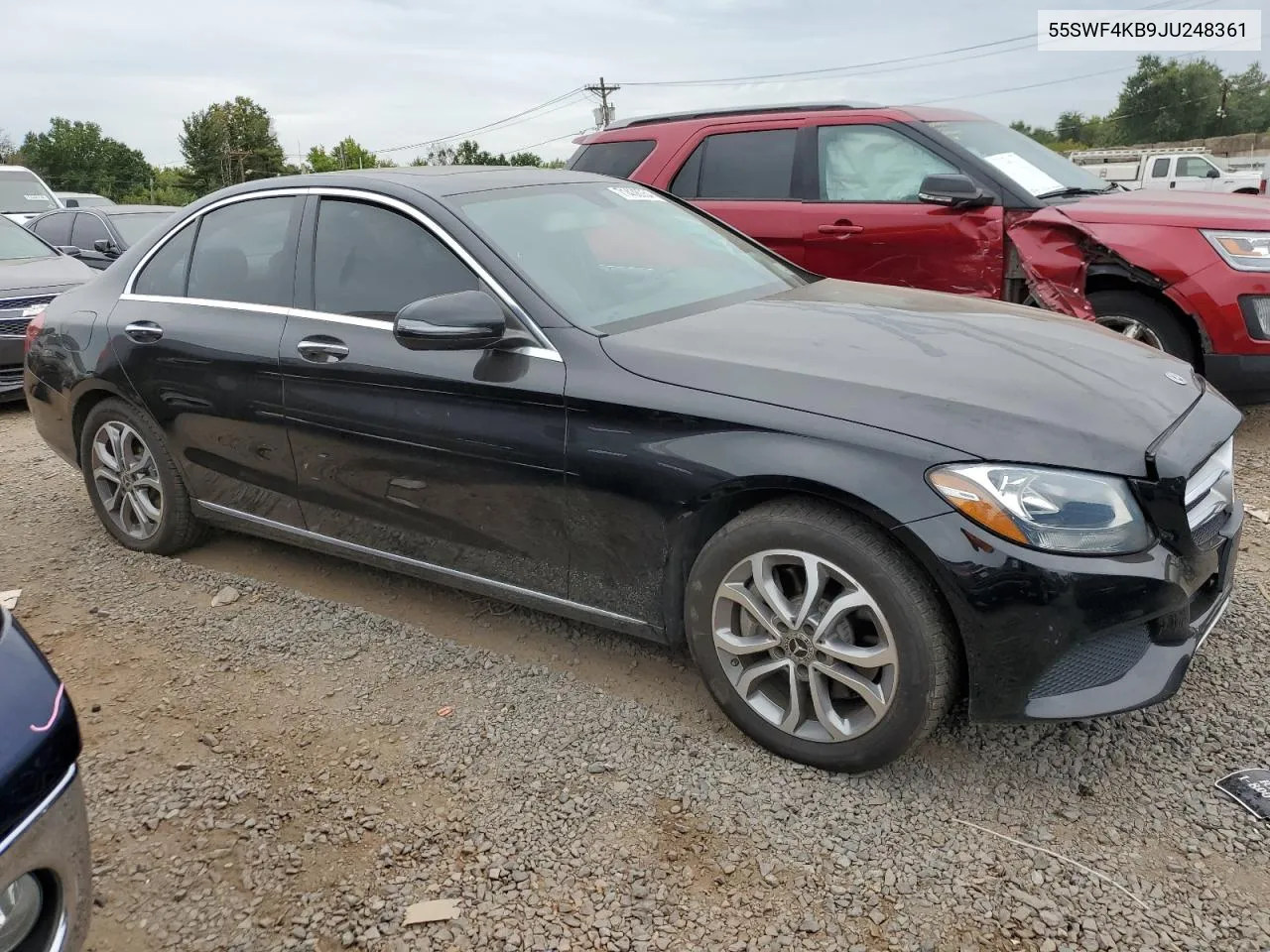 2018 Mercedes-Benz C 300 4Matic VIN: 55SWF4KB9JU248361 Lot: 71438054