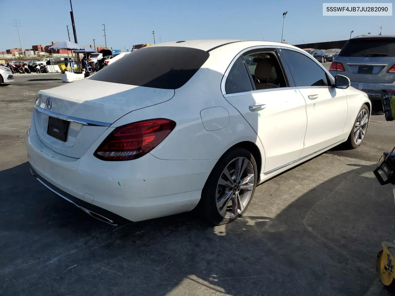 2018 Mercedes-Benz C 300 VIN: 55SWF4JB7JU282090 Lot: 71587244