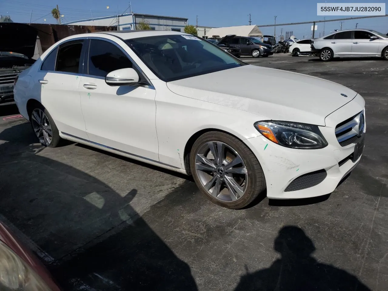 2018 Mercedes-Benz C 300 VIN: 55SWF4JB7JU282090 Lot: 71587244