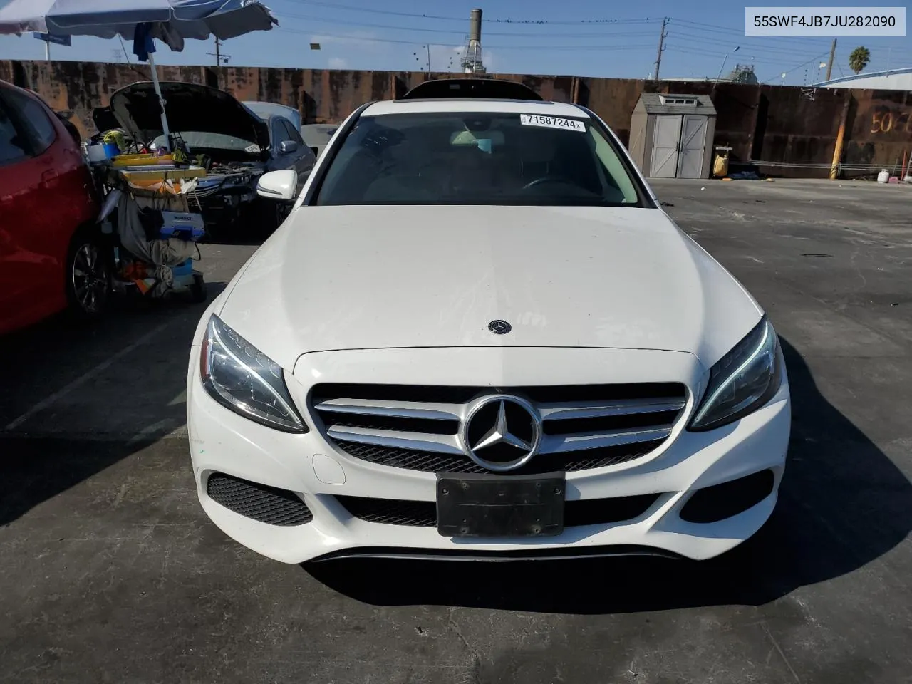 2018 Mercedes-Benz C 300 VIN: 55SWF4JB7JU282090 Lot: 71587244