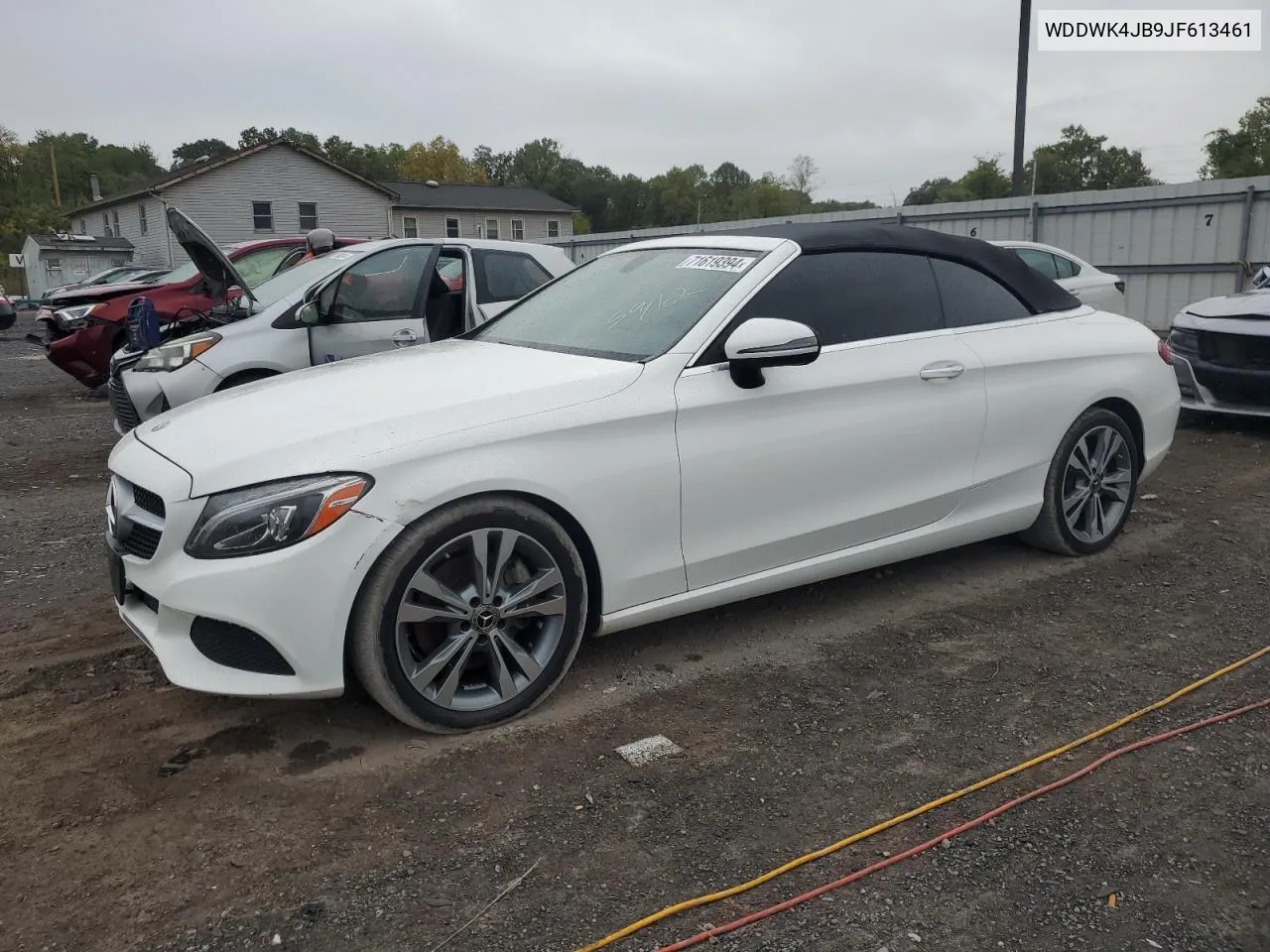 2018 Mercedes-Benz C 300 VIN: WDDWK4JB9JF613461 Lot: 71619394