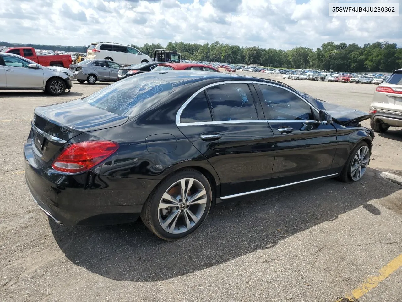 2018 Mercedes-Benz C 300 VIN: 55SWF4JB4JU280362 Lot: 71777354