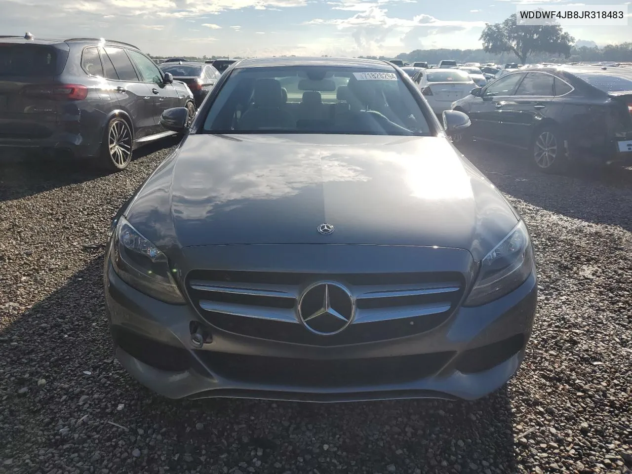 2018 Mercedes-Benz C 300 VIN: WDDWF4JB8JR318483 Lot: 71828294