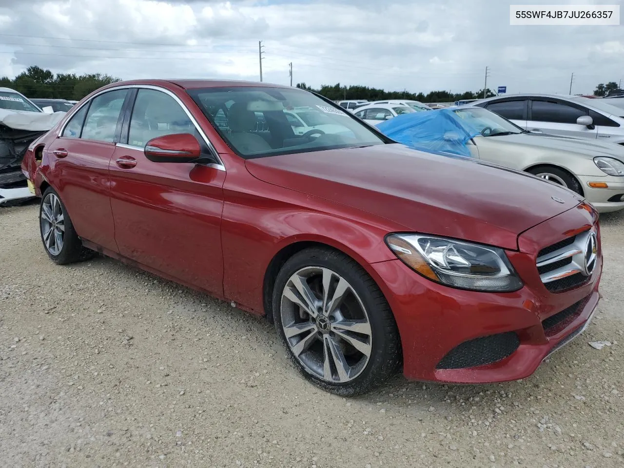 2018 Mercedes-Benz C 300 VIN: 55SWF4JB7JU266357 Lot: 72246364