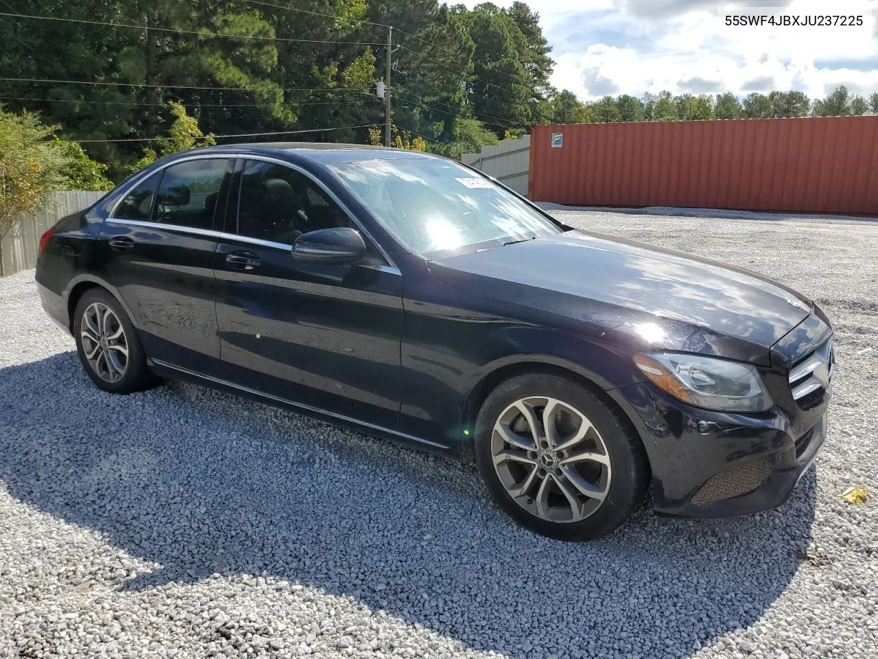 2018 Mercedes-Benz C 300 VIN: 55SWF4JBXJU237225 Lot: 72414514