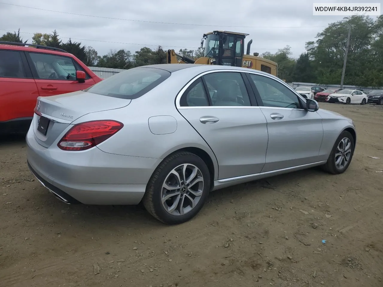 2018 Mercedes-Benz C 300 4Matic VIN: WDDWF4KB4JR392241 Lot: 72440844