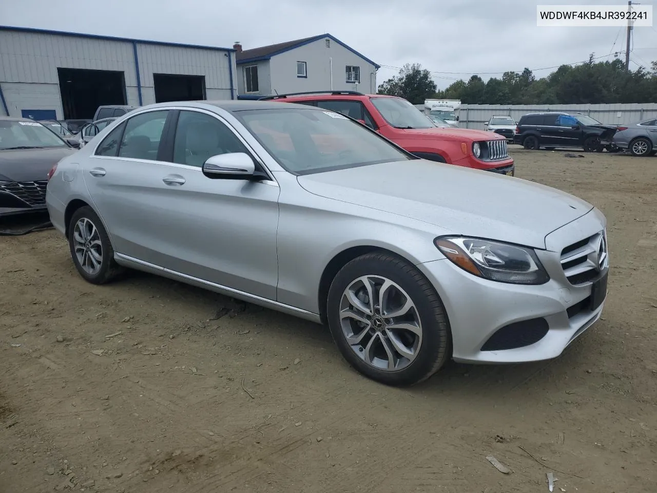 2018 Mercedes-Benz C 300 4Matic VIN: WDDWF4KB4JR392241 Lot: 72440844