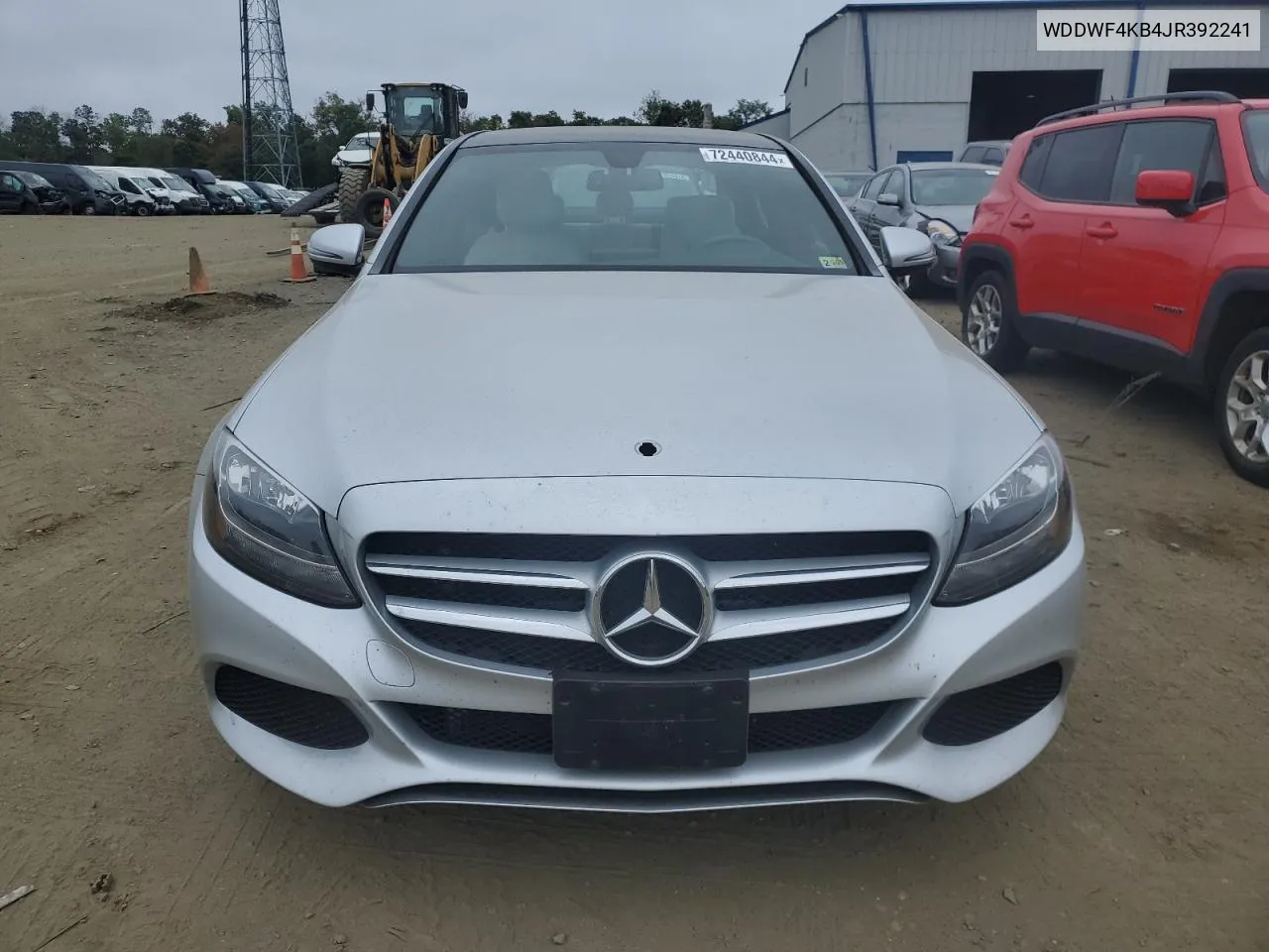 2018 Mercedes-Benz C 300 4Matic VIN: WDDWF4KB4JR392241 Lot: 72440844