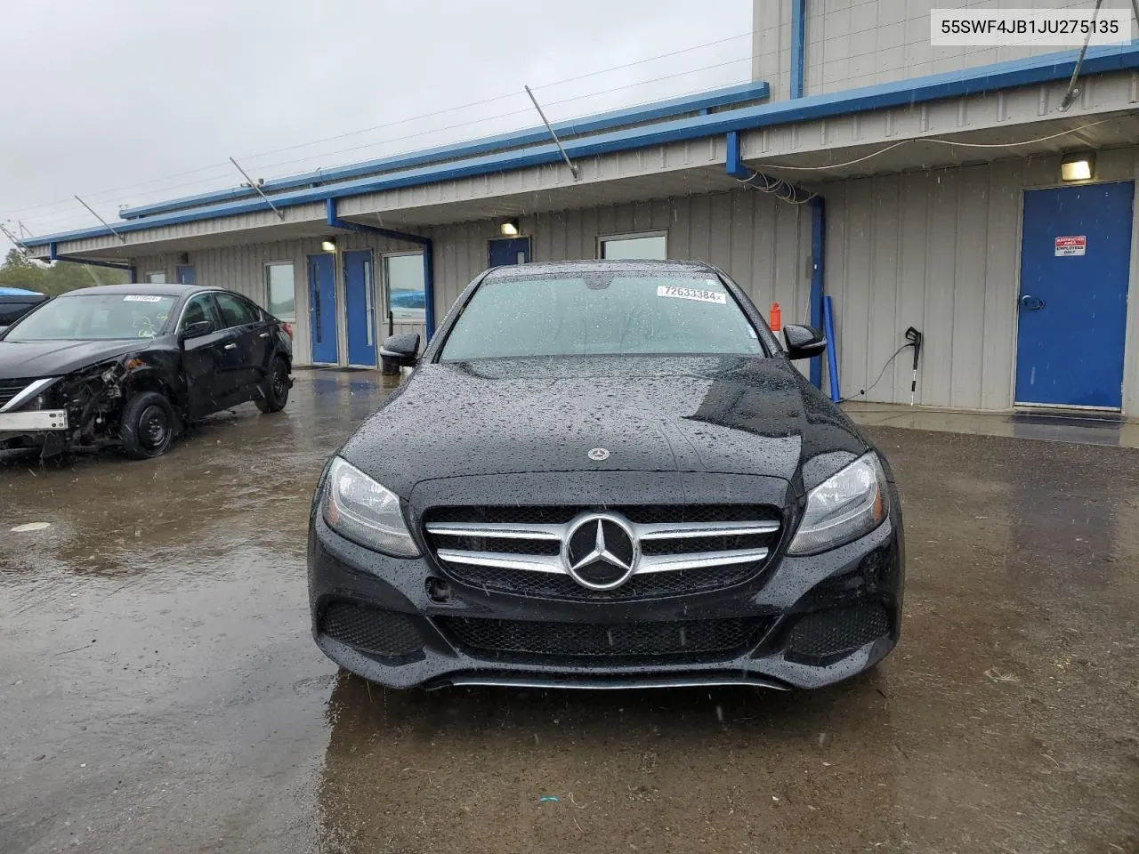 2018 Mercedes-Benz C 300 VIN: 55SWF4JB1JU275135 Lot: 72633384