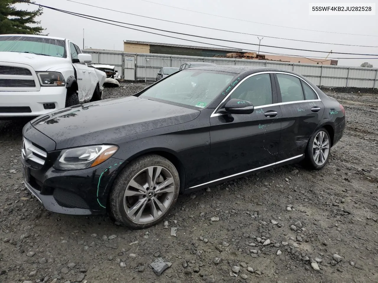 2018 Mercedes-Benz C 300 4Matic VIN: 55SWF4KB2JU282528 Lot: 73290664