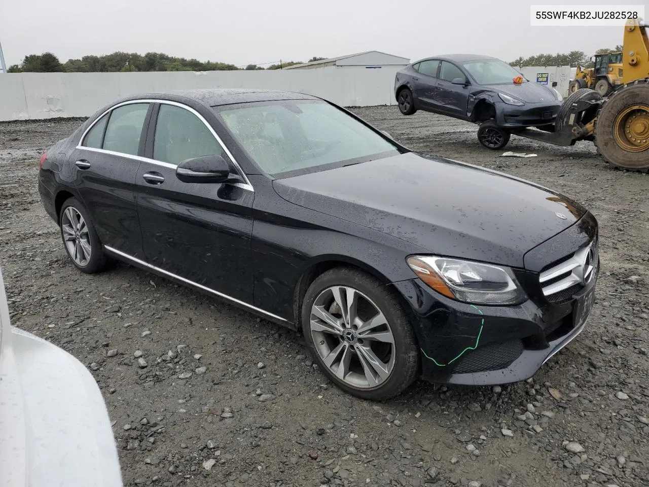 2018 Mercedes-Benz C 300 4Matic VIN: 55SWF4KB2JU282528 Lot: 73290664